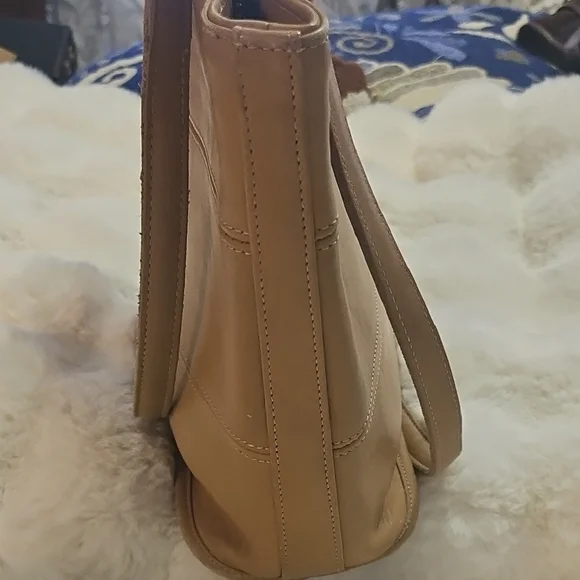 Coach Tan Leather Tote - Picture 4 of 8